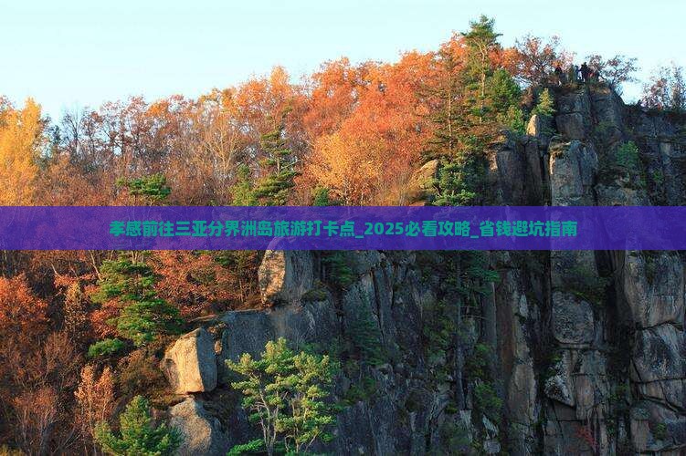 孝感前往三亚分界洲岛旅游打卡点