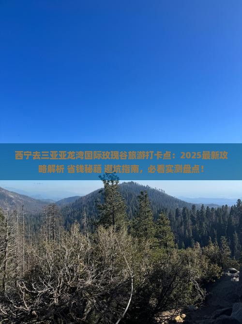 西宁去三亚亚龙湾国际玫瑰谷旅游打卡点