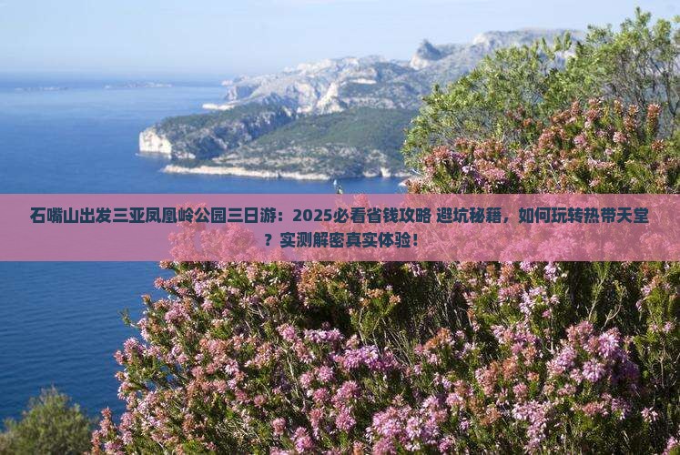 石嘴山出发三亚凤凰岭公园三日游