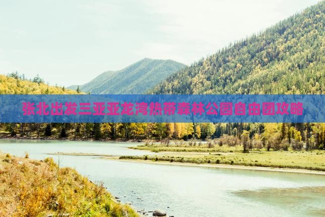 张北出发三亚亚龙湾热带森林公园自由团