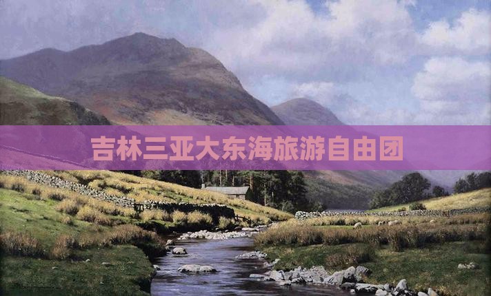 吉林前往三亚大东海自由团