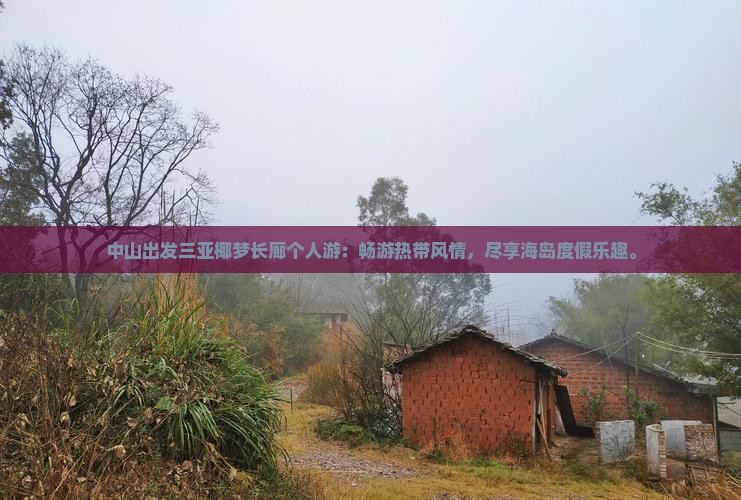 中山出发三亚椰梦长廊个人游