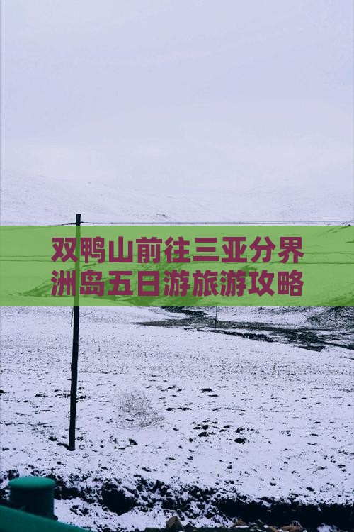 双鸭山前往三亚分界洲岛五日游