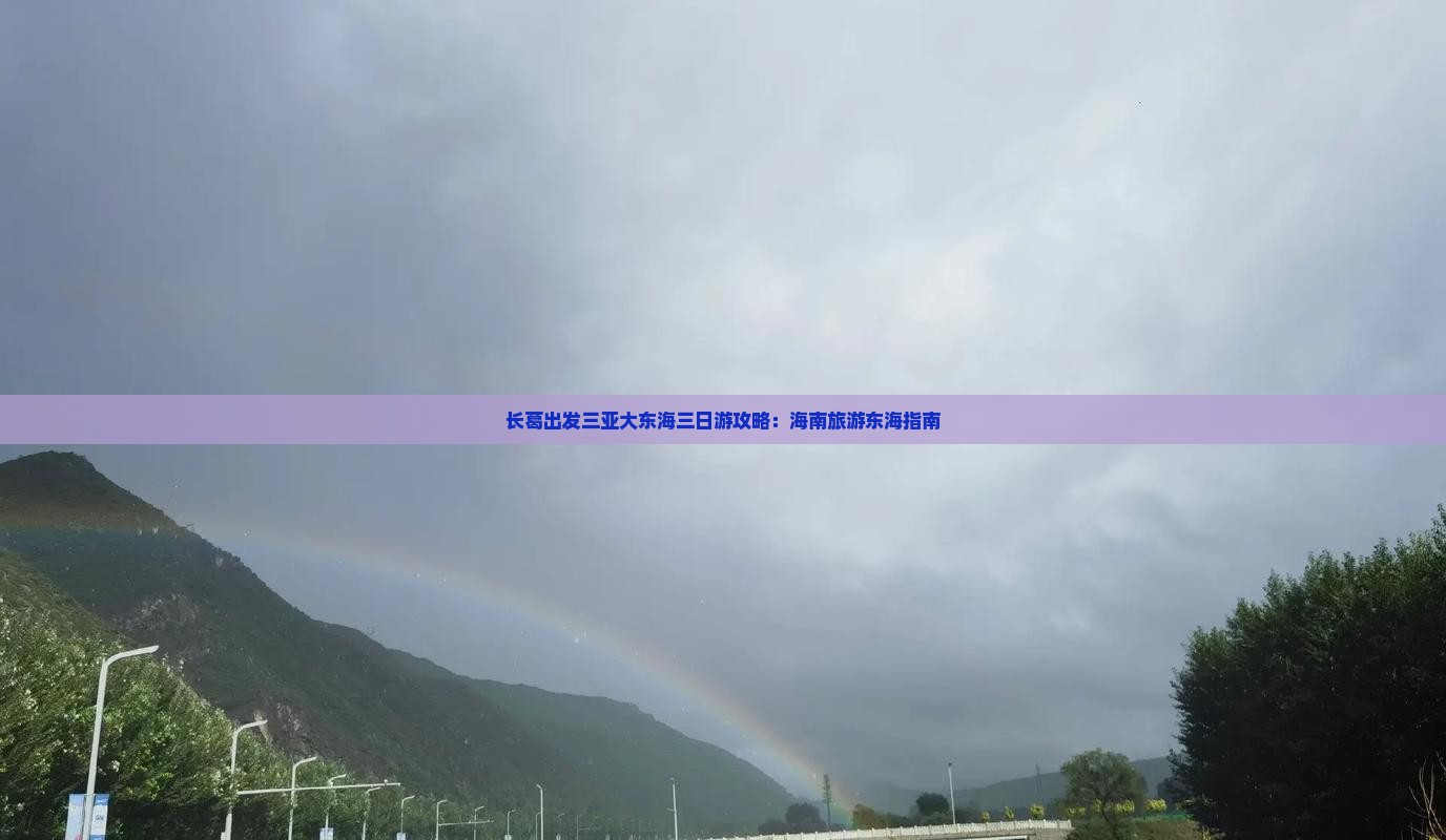 长葛前往三亚大东海三日游