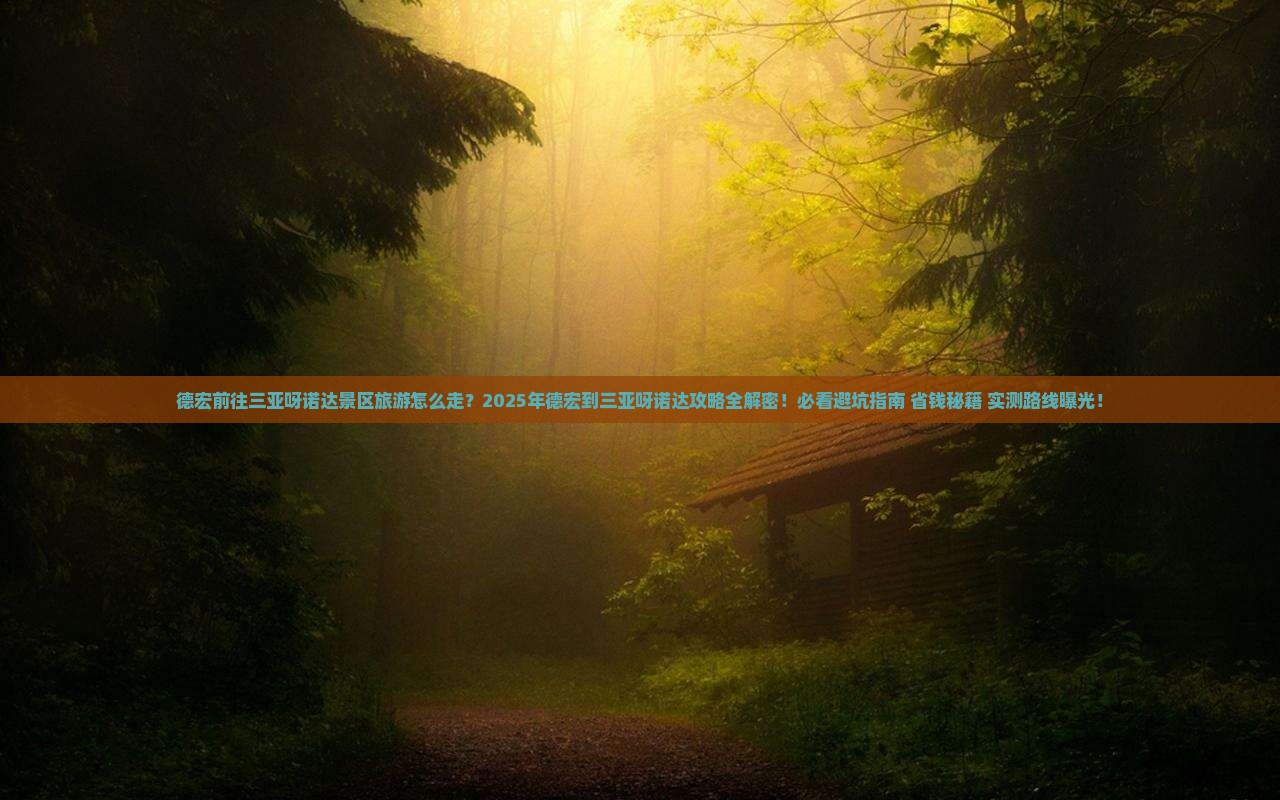 德宏前往三亚呀诺达景区旅游