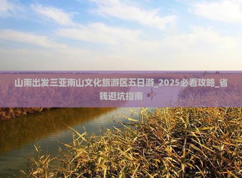 山南出发三亚南山文化旅游区五日游