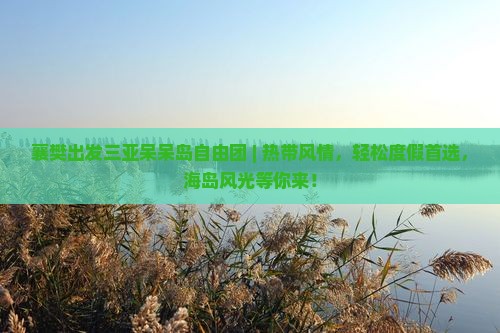 襄樊出发三亚呆呆岛自由团