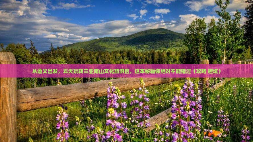 遵义去三亚南山文化旅游区五日游