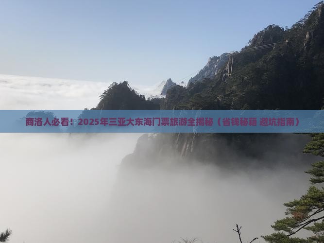 商洛前往三亚大东海门票