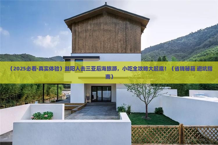 益阳去三亚后海旅游小吃