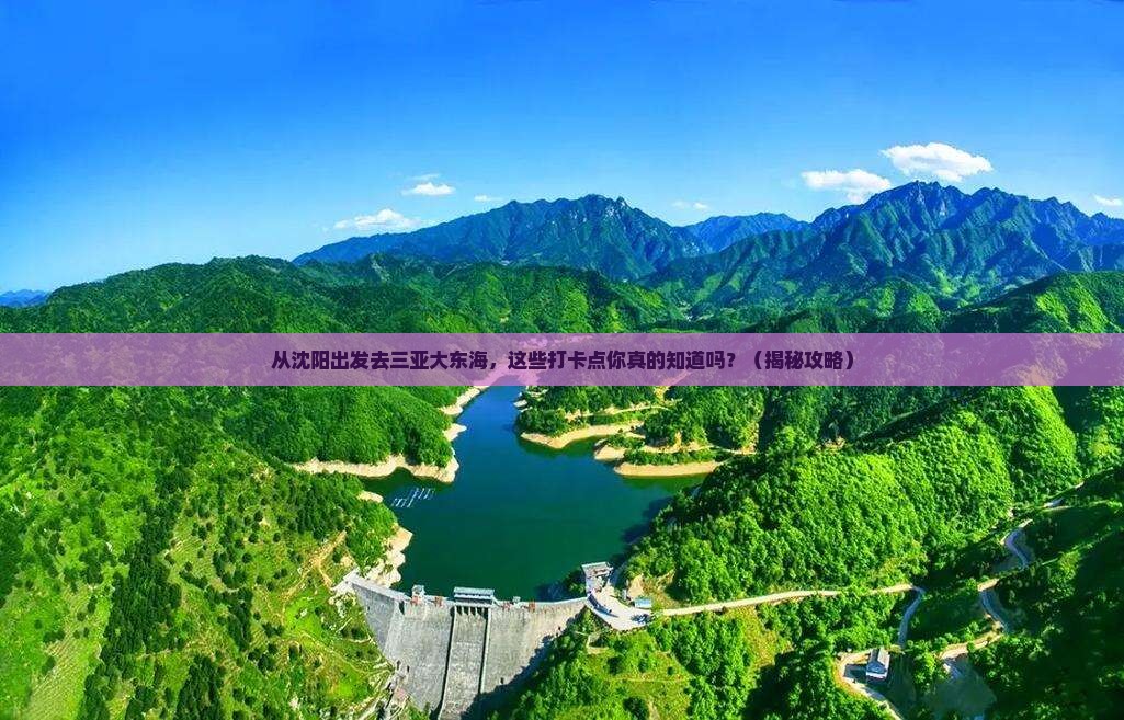 沈阳出发三亚大东海旅游打卡点