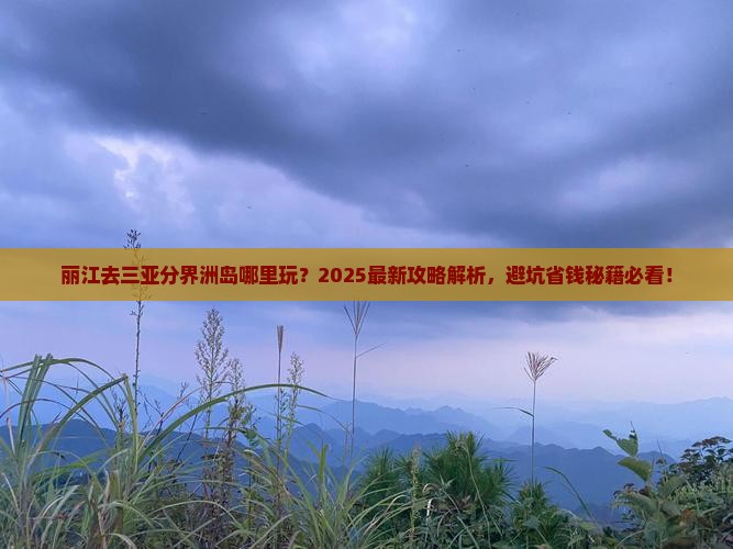 丽江去三亚分界洲岛哪里玩