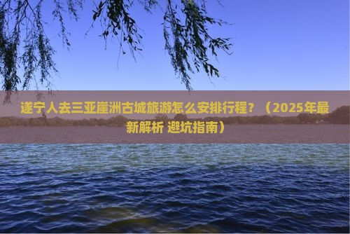遂宁前往三亚崖洲古城攻略