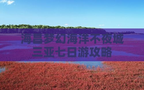 马鞍山前往三亚海昌梦幻海洋不夜城七日游