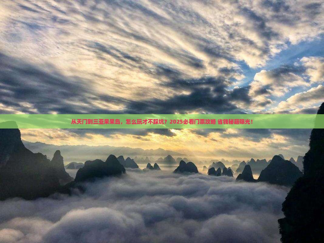 天门前往三亚呆呆岛门票