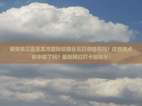 襄樊去三亚亚龙湾国际玫瑰谷五日游