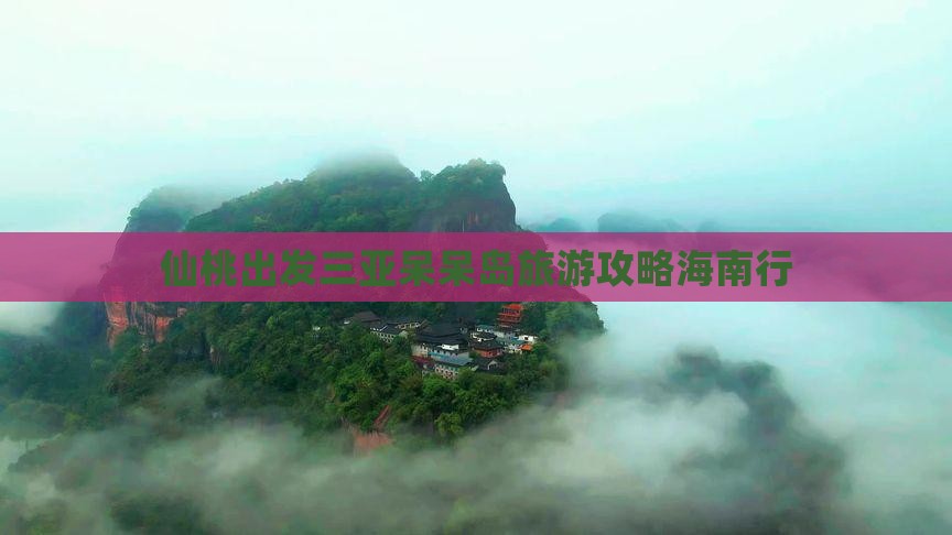 仙桃去三亚呆呆岛旅行社