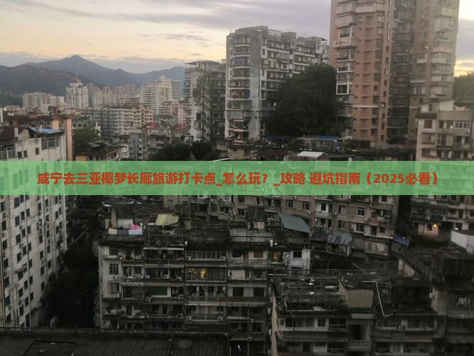 咸宁去三亚椰梦长廊旅游打卡点