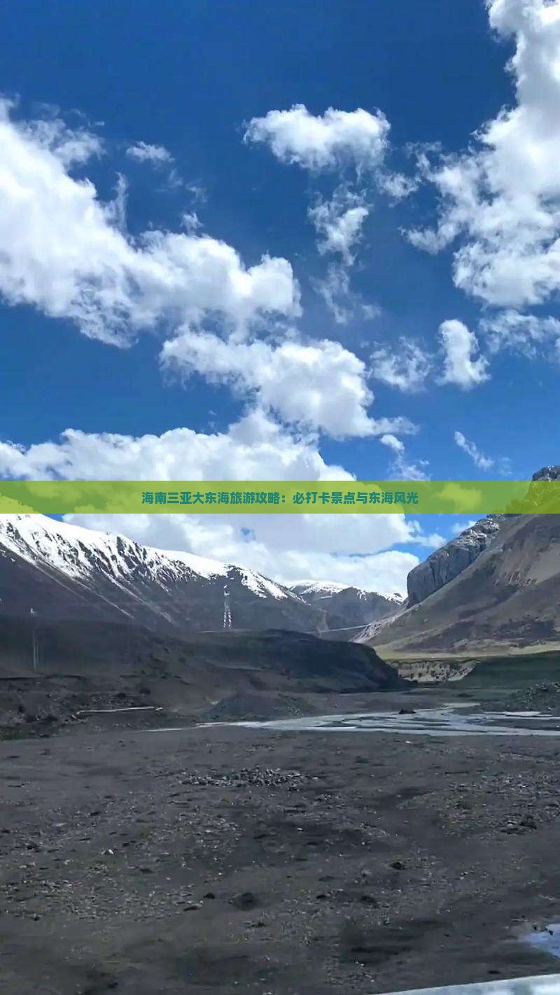 黄山去三亚大东海旅游打卡点