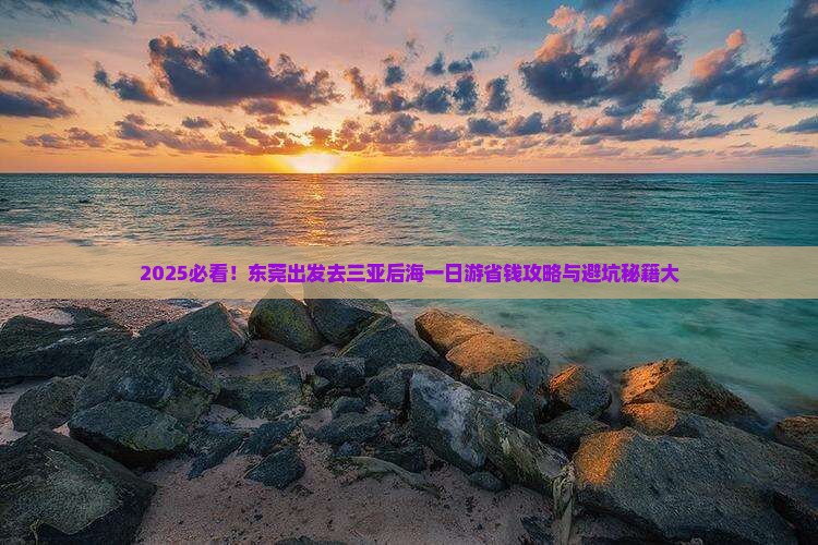东莞去三亚后海一日游