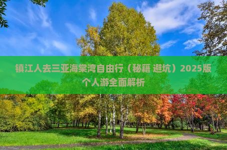 镇江前往三亚海棠湾个人游