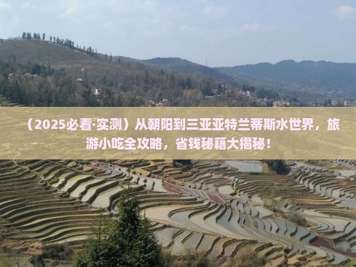 朝阳出发三亚亚特兰蒂斯水世界旅游小吃