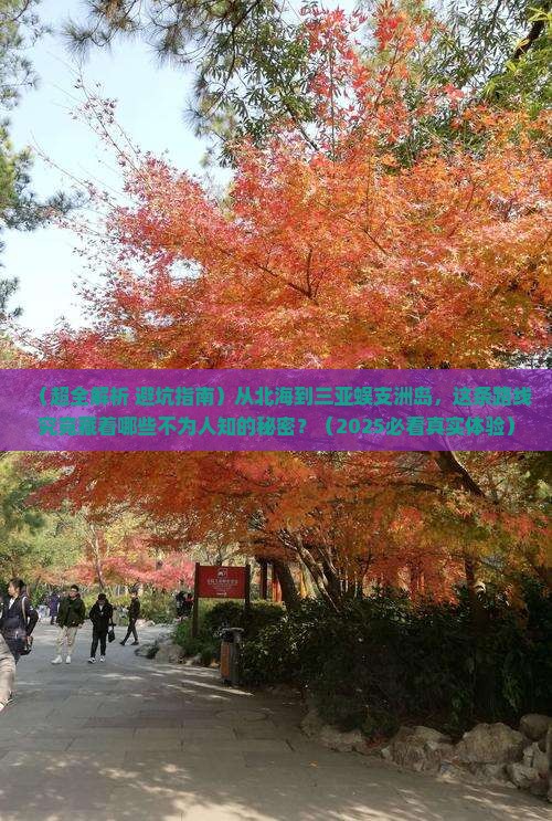 北海前往三亚蜈支洲岛攻略