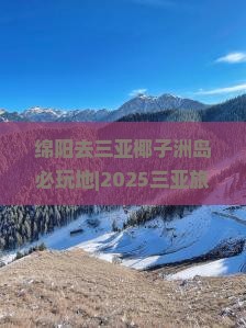 绵阳去三亚椰子洲岛必玩地