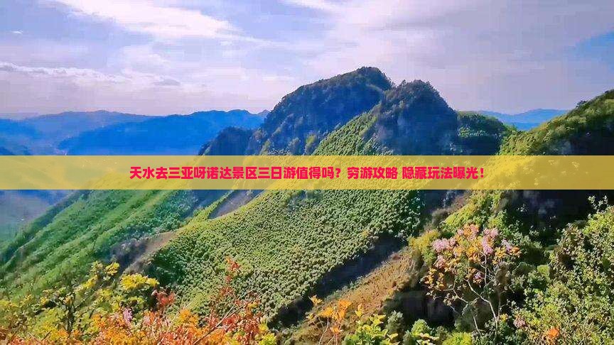 天水去三亚呀诺达景区三日游