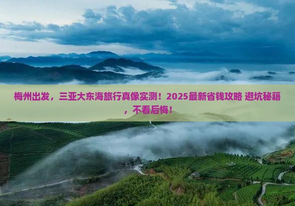梅州去三亚大东海旅游