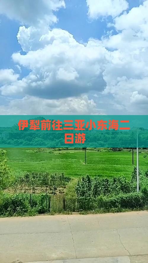 伊犁前往三亚小东海二日游