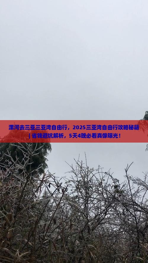 漯河去三亚三亚湾自由行