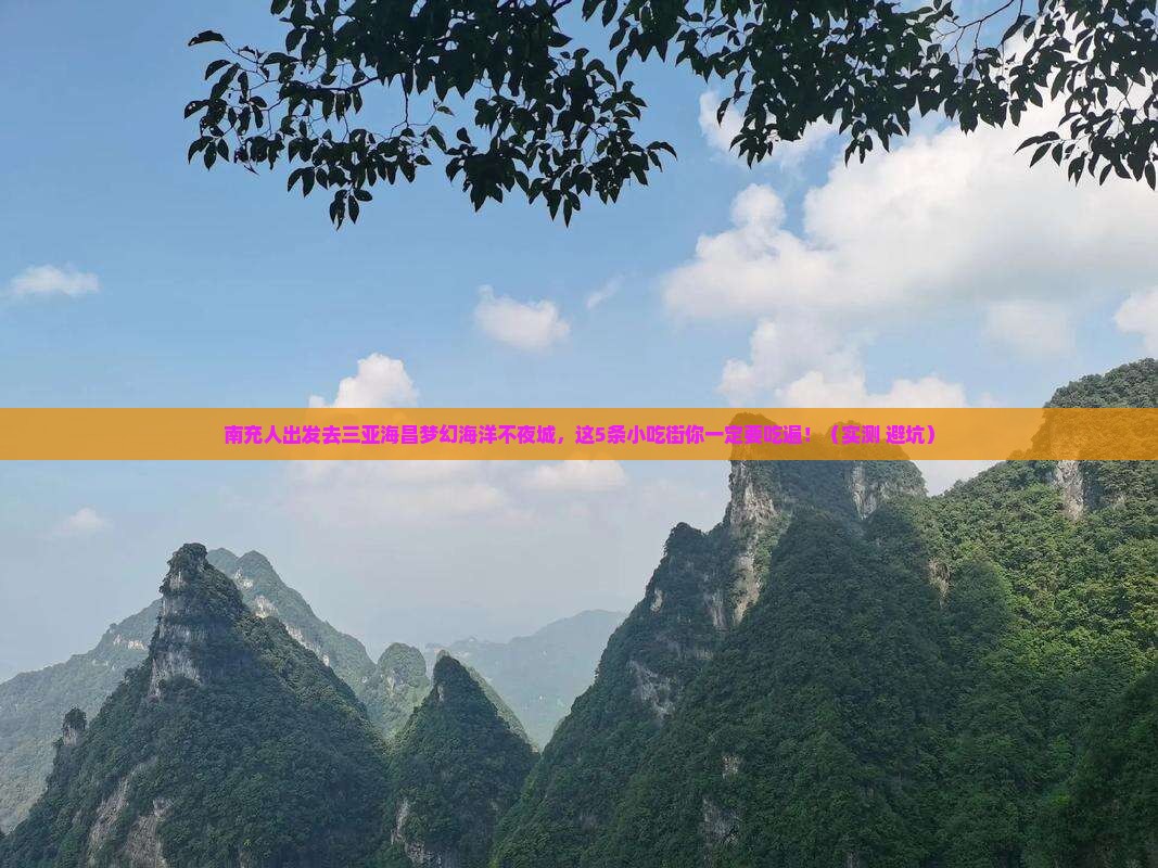 南充出发三亚海昌梦幻海洋不夜城旅游小吃