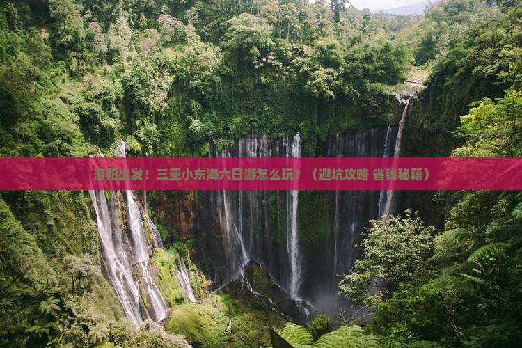 洛阳前往三亚小东海六日游