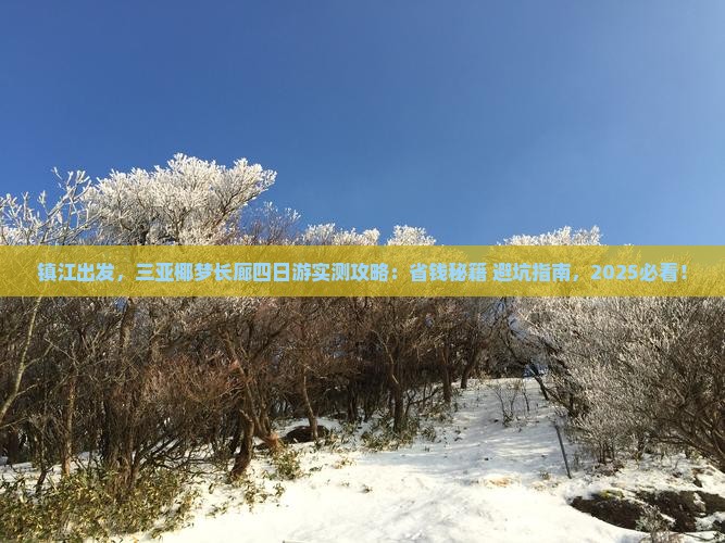 镇江前往三亚椰梦长廊四日游