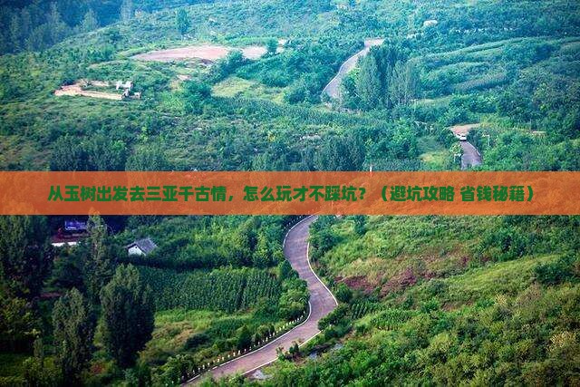 玉树出发三亚千古情自由团
