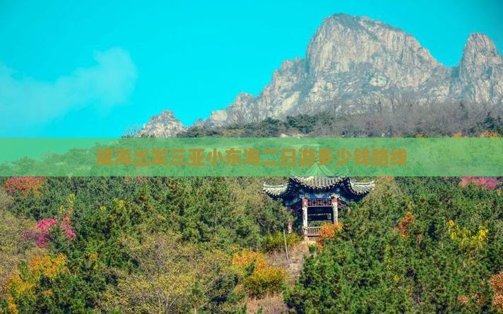威海出发三亚小东海二日游