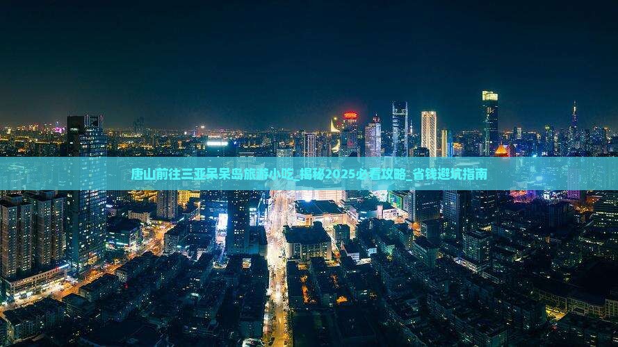 唐山前往三亚呆呆岛旅游小吃