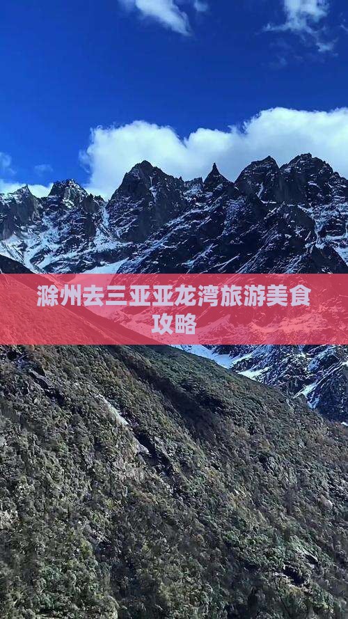 滁州去三亚亚龙湾旅游小吃