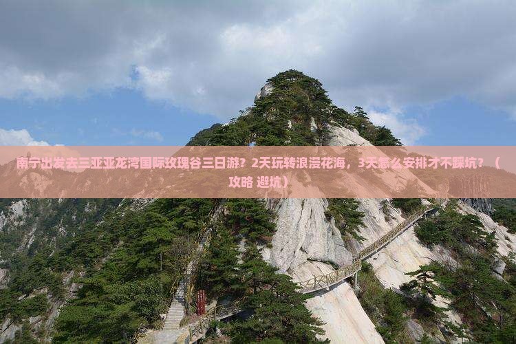 南宁前往三亚亚龙湾国际玫瑰谷三日游