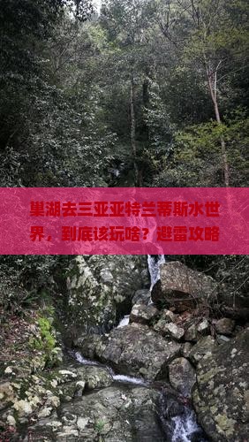 巢湖前往三亚亚特兰蒂斯水世界必玩地