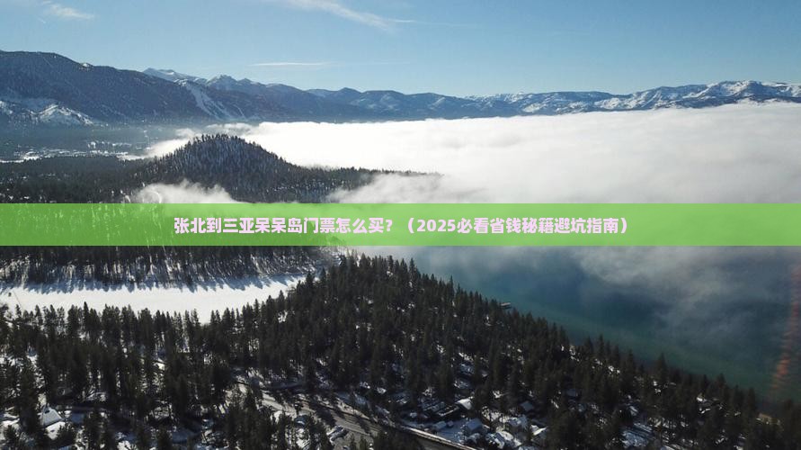 张北去三亚呆呆岛门票