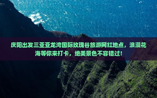 庆阳出发三亚亚龙湾国际玫瑰谷旅游网红地点