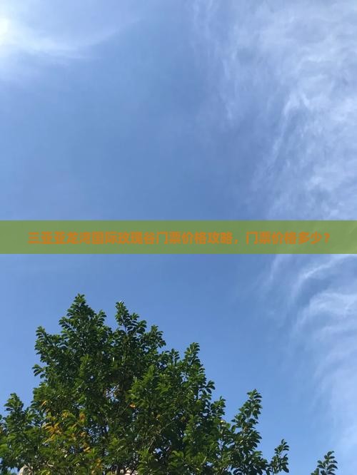 果洛出发三亚亚龙湾国际玫瑰谷门票