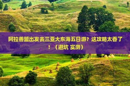 阿拉善盟去三亚大东海五日游