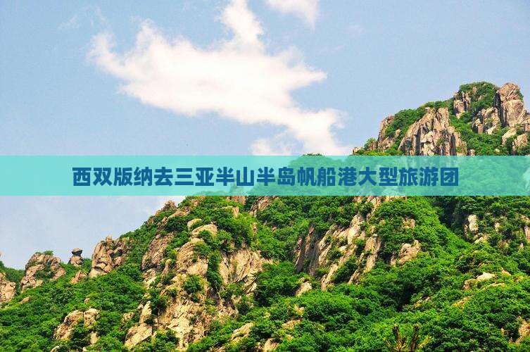 西双版纳去三亚半山半岛帆船港大型旅游团