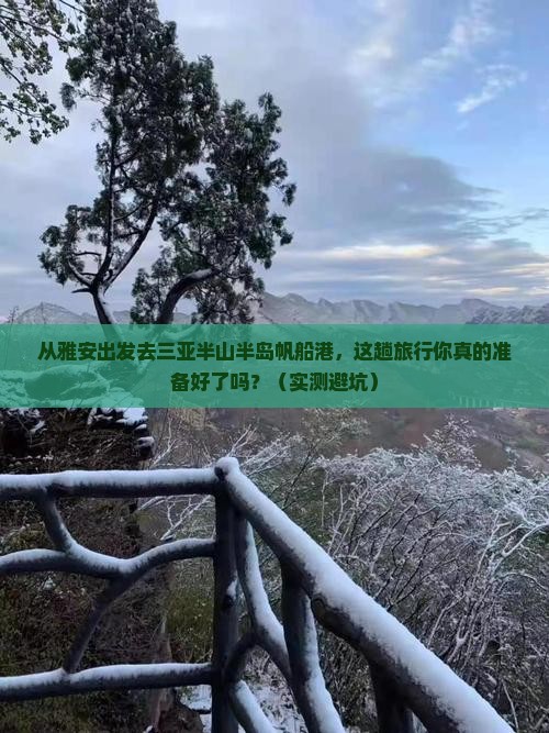 雅安出发三亚半山半岛帆船港旅游打卡点