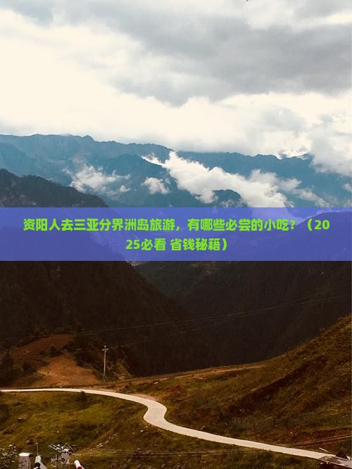 资阳前往三亚分界洲岛旅游小吃