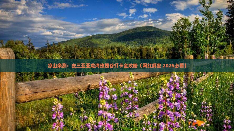 凉山去三亚亚龙湾国际玫瑰谷旅游网红地点
