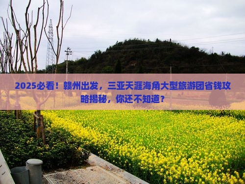 赣州去三亚天涯海角大型旅游团